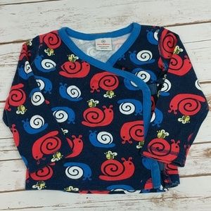 Hanna Andersson Snail Pajama Top 80cm